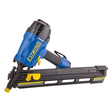 Estwing EFR3490 Pneumatic 34 Degree 3-1/2" Clipped Head Framing Nailer with Ba EFR3490